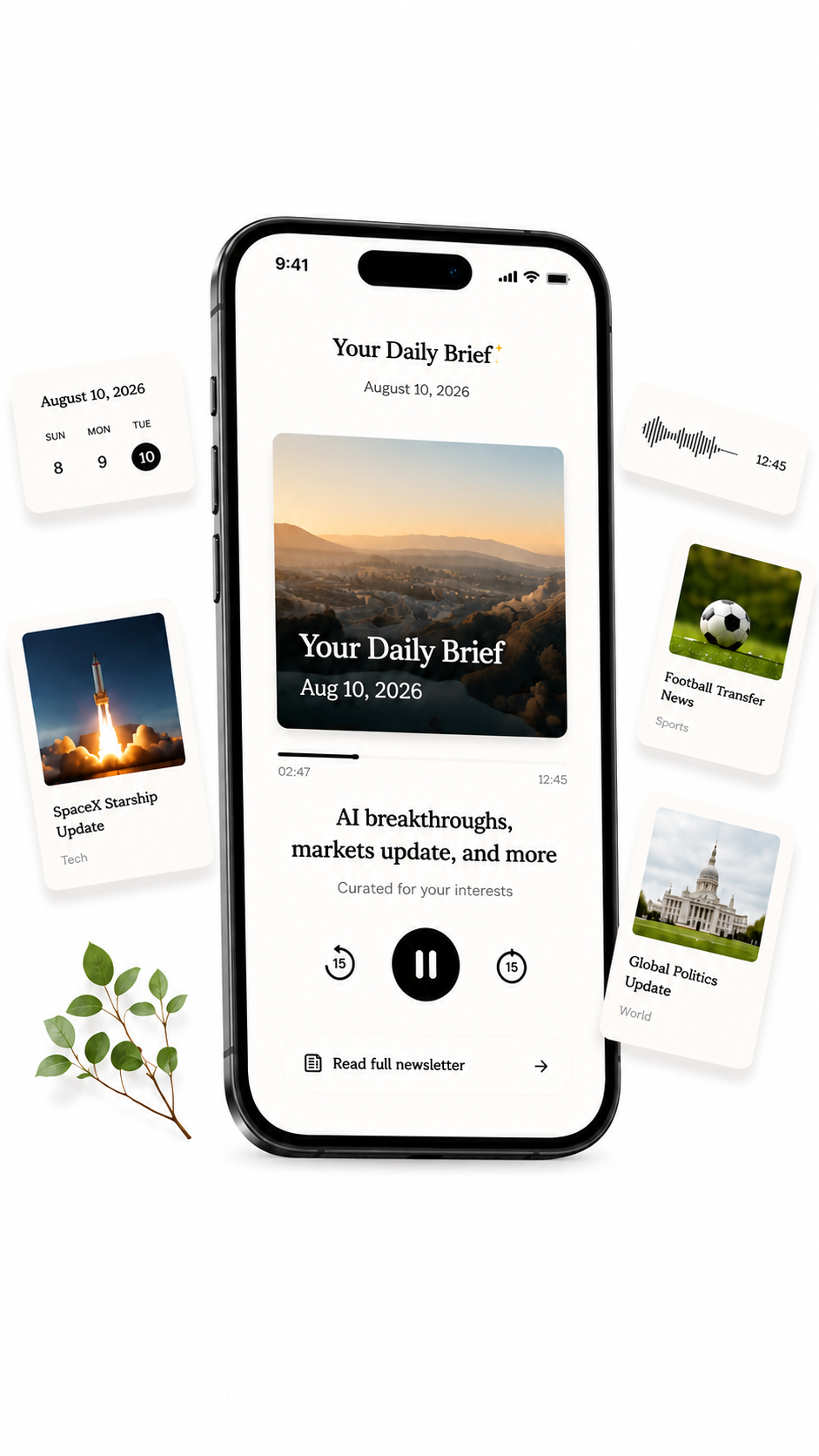 Daily app preview